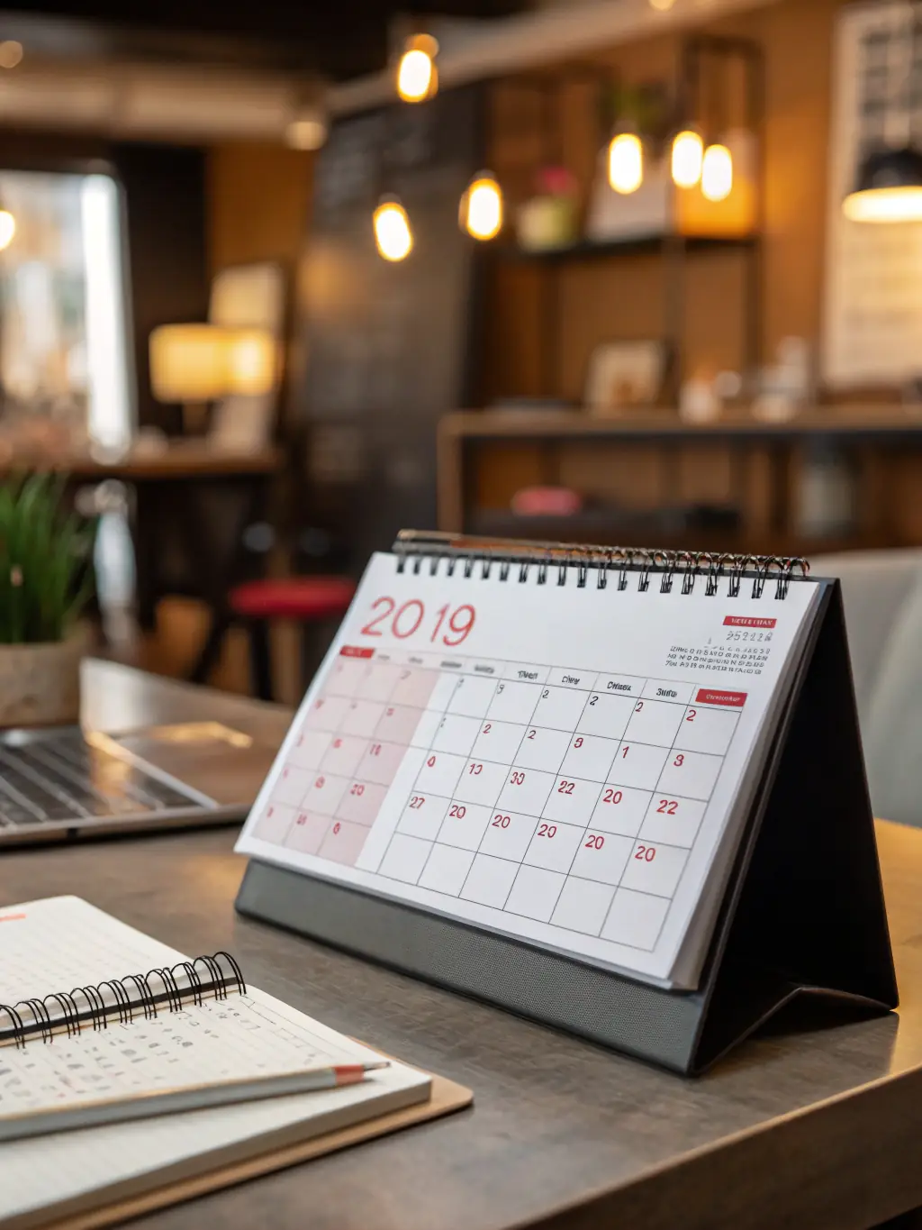 A calendar with cleaning appointments marked, highlighting the reliability and punctuality of Priscila Sparkle Cleaning's services.